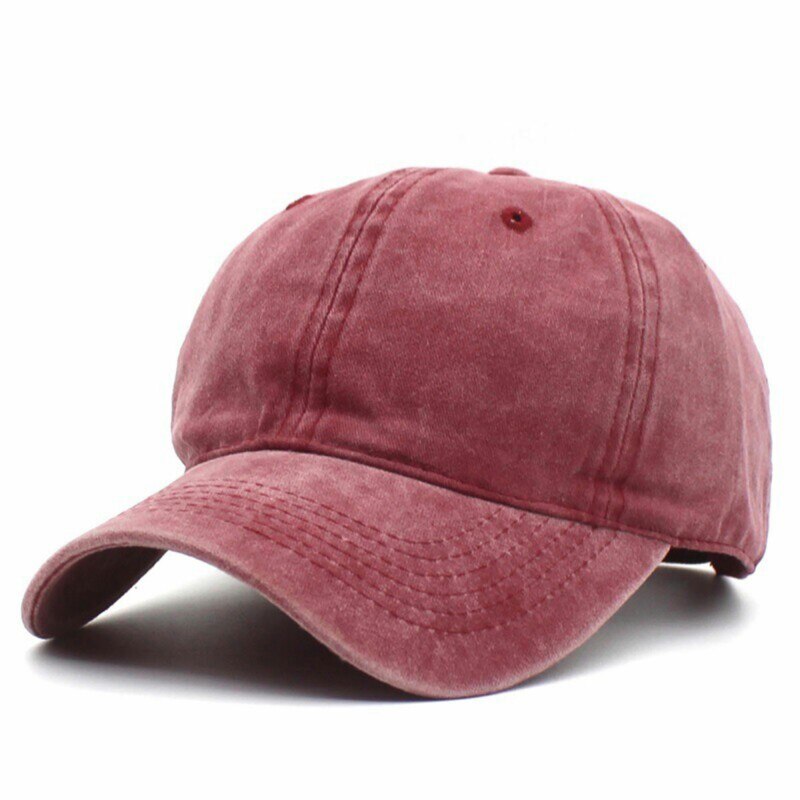 Solida färger bomull baseball kepsar klassisk vintage pappa hatt män kvinnor justerbar mössa snapback street stil hatt: 3