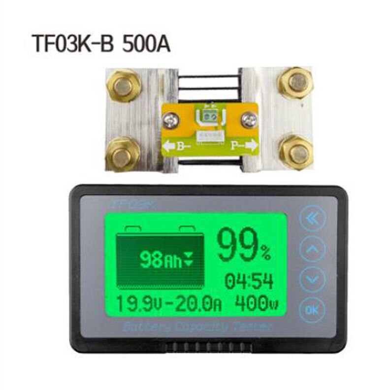 Compteur de coulomb de capacité de batterie Bluetooth Moniteur de
