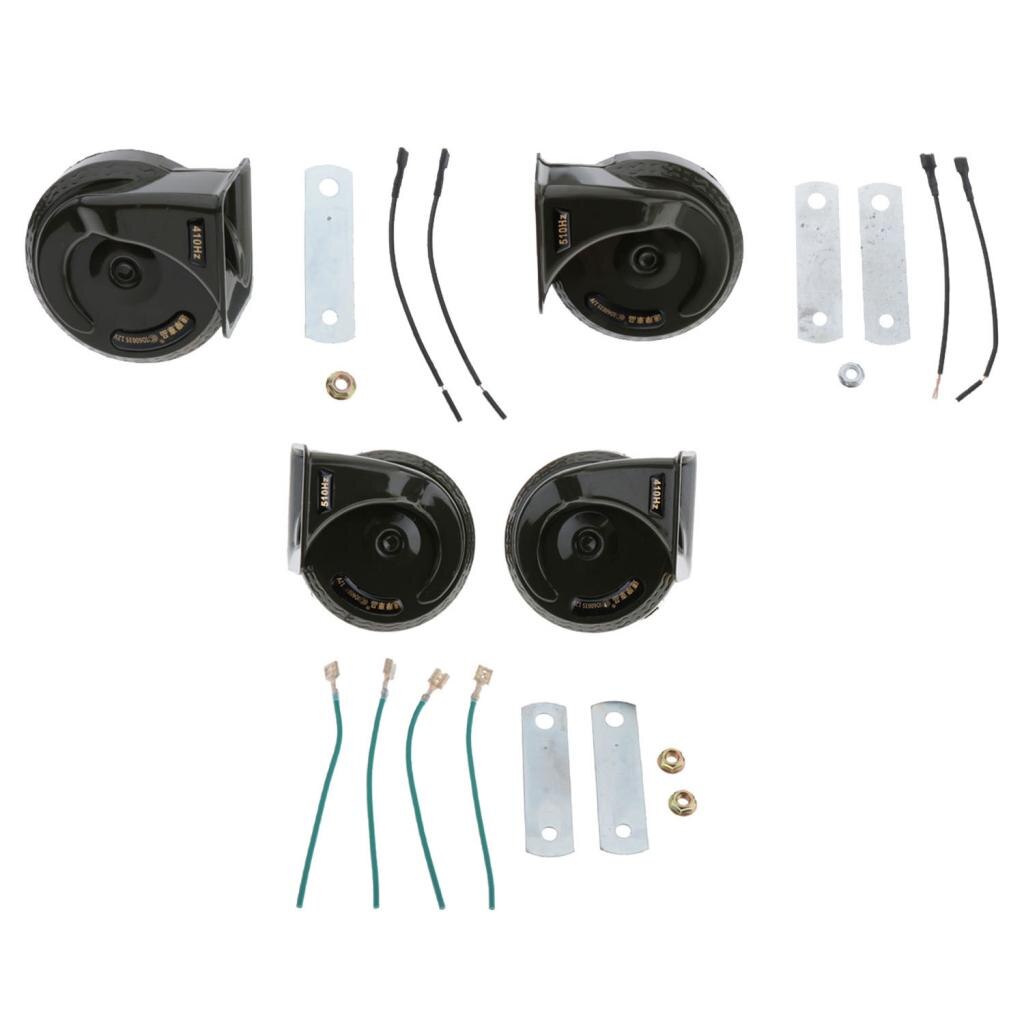 Motorcycle Car Compact 12V Electric Air Loud Sound Horn Speaker Waterproof 6S 510 One