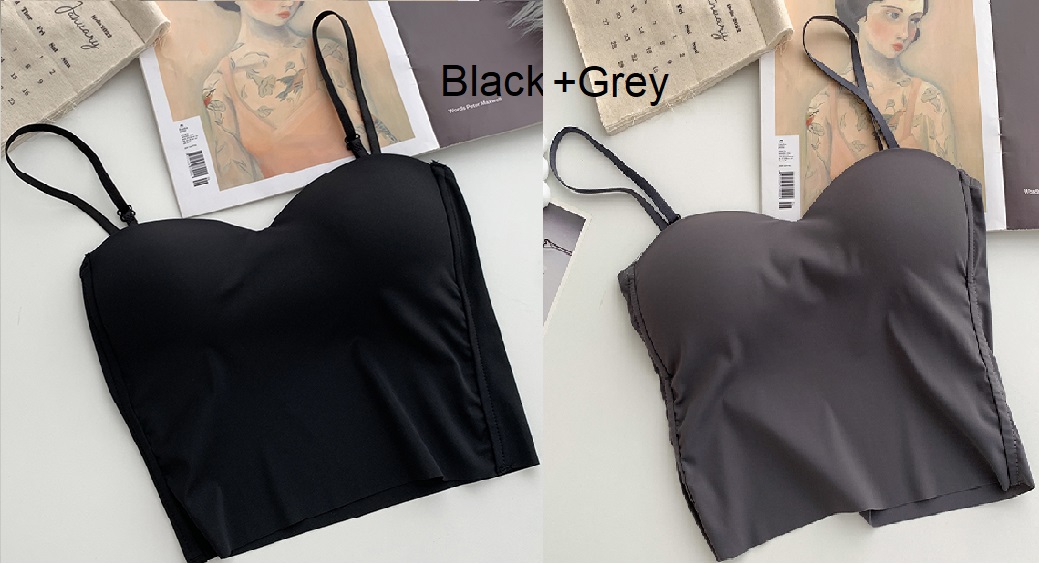 4colors korean style camisole women Sexy tank top female summer Ice sleeveless slim crop tops womens(Y2873): Blue