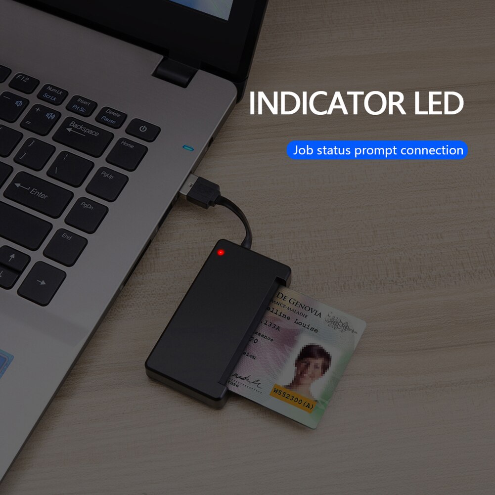 Card Reader Memory Storage IC ID Card Computer USB Smart Card Reader Bank IC ID EMV DNIE SIM Cardreader for PC Computer