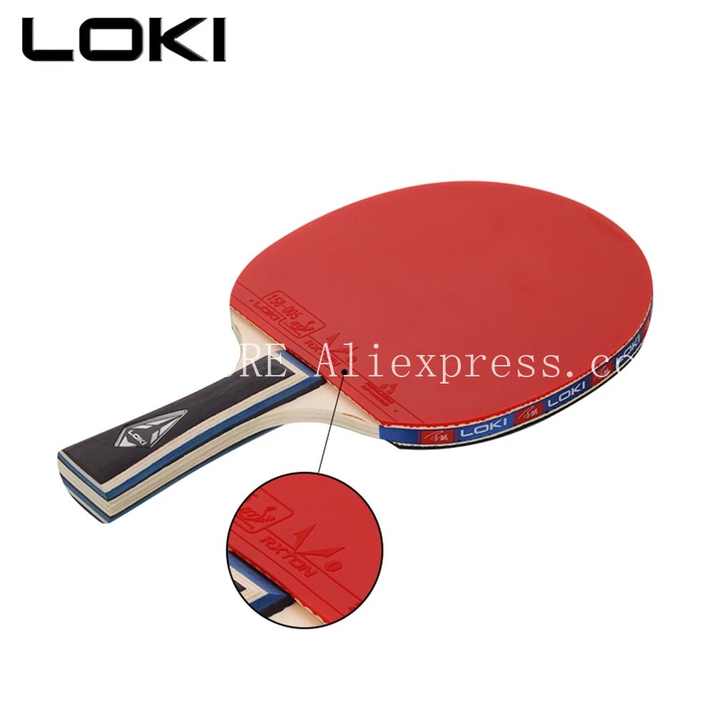LOKI C1000 Table Tennis Racket Set Carbon Fiber Tube Tech Ping Pong Bat Competition Powerful Ping Pong Paddle