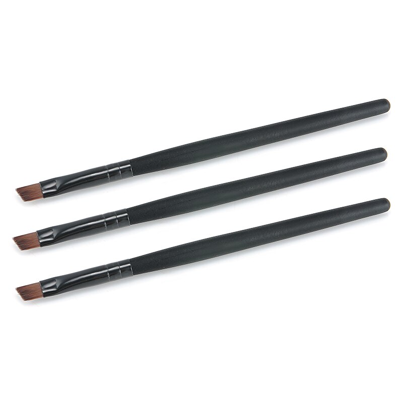Juego de brochas para cejas, conjunto de 3 unidades de brochas para ojos, máscara de sombra de ojos, pinceles para mezclar, pinceles de maquillaje H517: H517