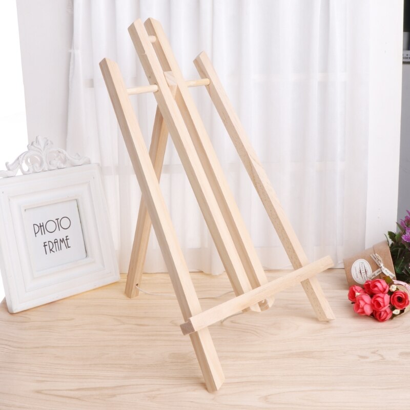 Wood Easel Advertisement Exhibition Display Shelf Holder Studio Painting Stand