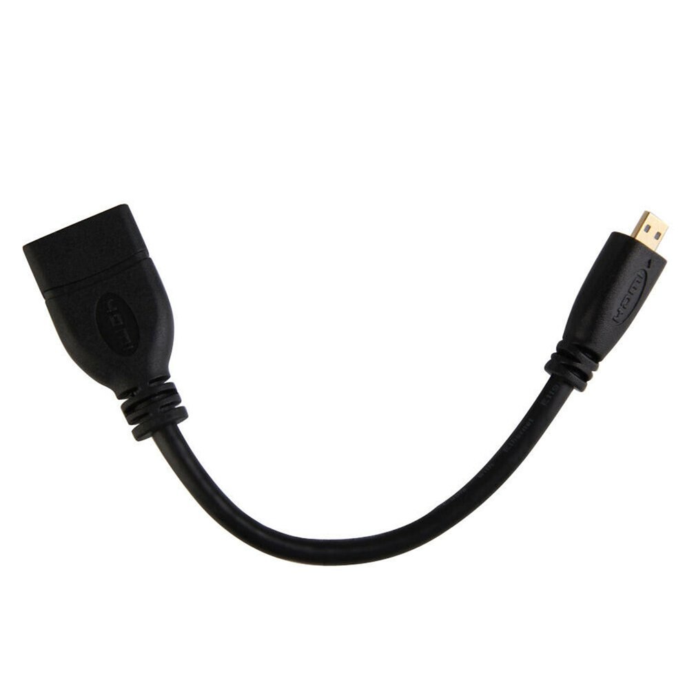 Micro Hdmi-Compatibel Male D Naar Hd Female Een Jack Adapter Kabel Converter 1080P Micro Hdmi Male D naar Hdmi Vrouwelijke Jack Adapter