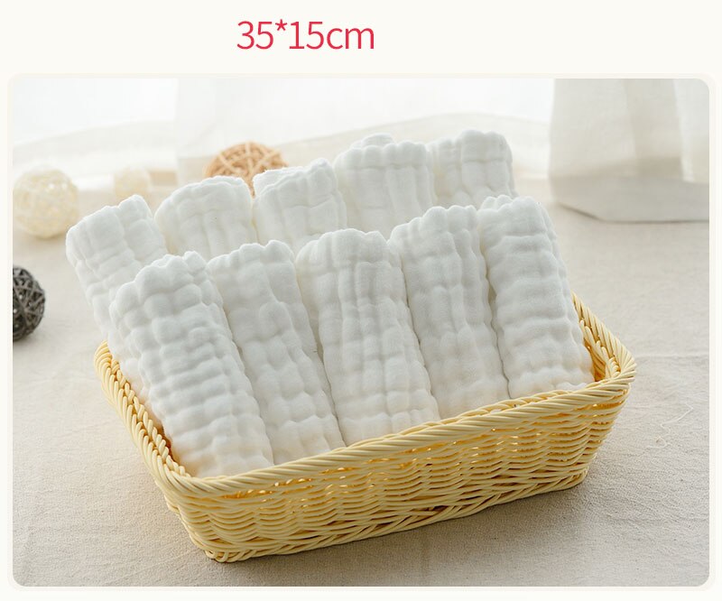 Reusable baby Diapers Cloth Diaper Inserts 100% Cotton Washable babies care Eco-friendly diaper 10pcs AXP027: 1