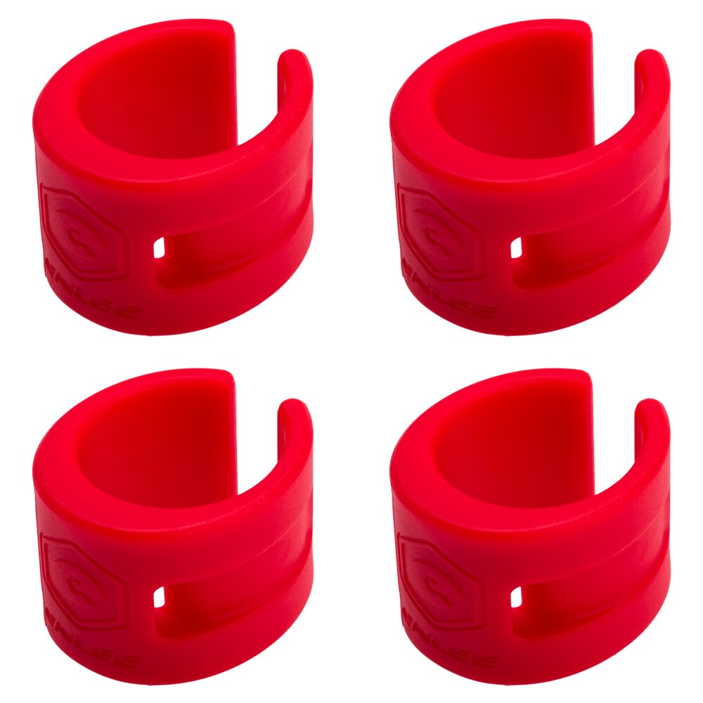4 Stuks Fiets Chainstay Guards Fiets Frame Protector Chainstay Protector Fietsketting Stay Guards Voor Fietsen: Rood