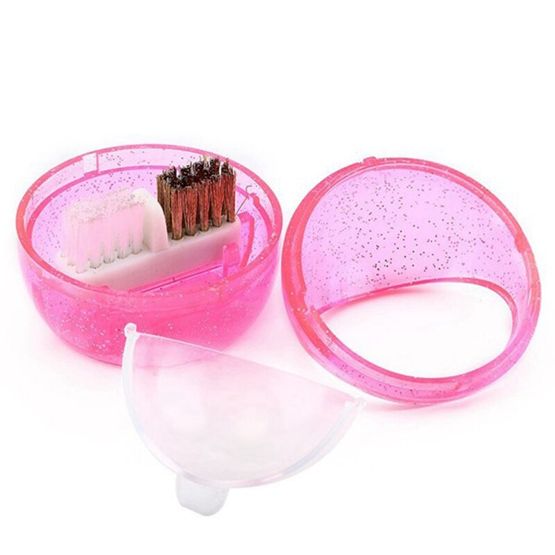 Draagbare Manicure Nail Art Boor Reinigingsborstel Box Nail Art Gereedschap Nail Salon