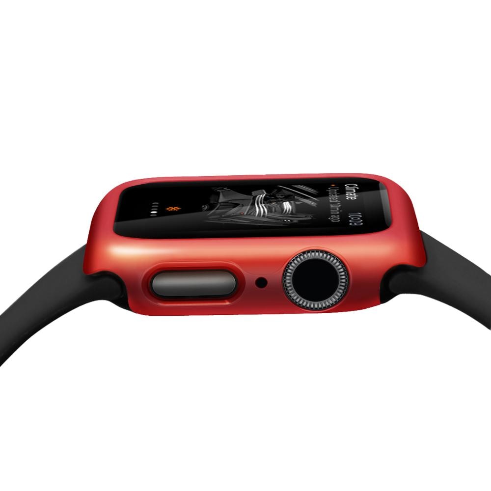 Ur cover til apple watch 4 5/3/2 40mm 44mm paint border pc etui til iwatch series 42mm 38mm tilbehør