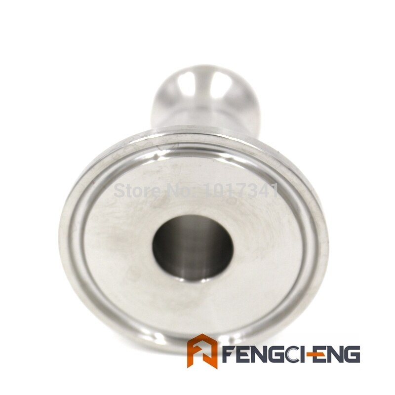 Male Camlock to Tri Clover Adapter, 1/2" Cam x 1.5"TC, SS04, High Flow Fitting, Brewer Hardware