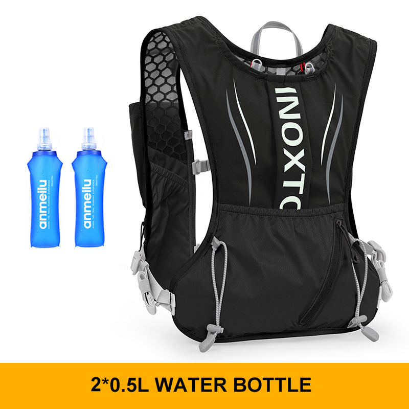 5l Lichtgewicht Hardloop Rugzak Hydratatie Vest Hardlooptas Geschikt Voor Fiets Marathon Wandelen Ultralichte En Draagbare Tas: blauwe kleur