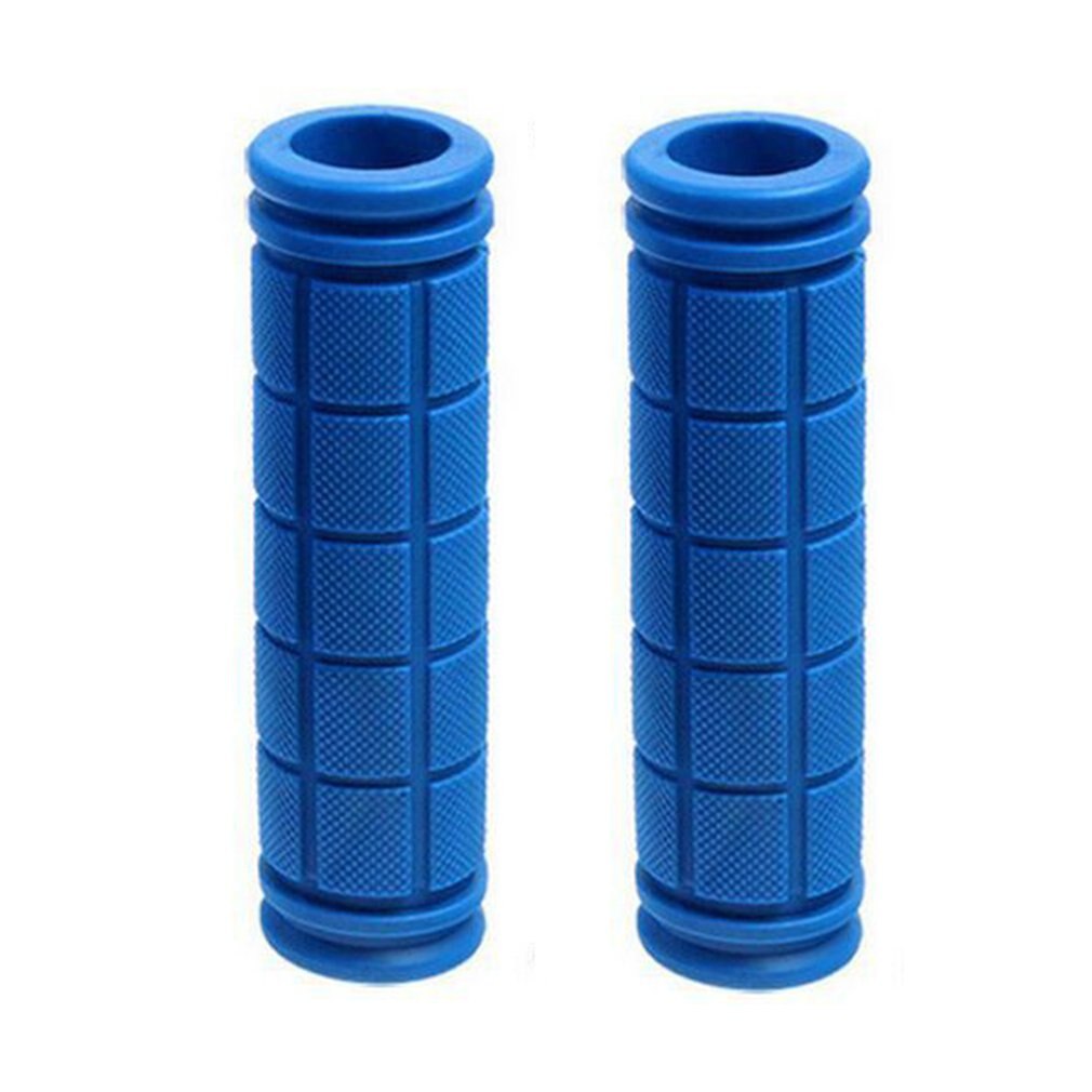 Bike Handlebar Grips Ergo Rubber Cycling Bicycle Grips Ergonomic Shape and Vibration/Shock Absorbent Rubber Grips: dark blue