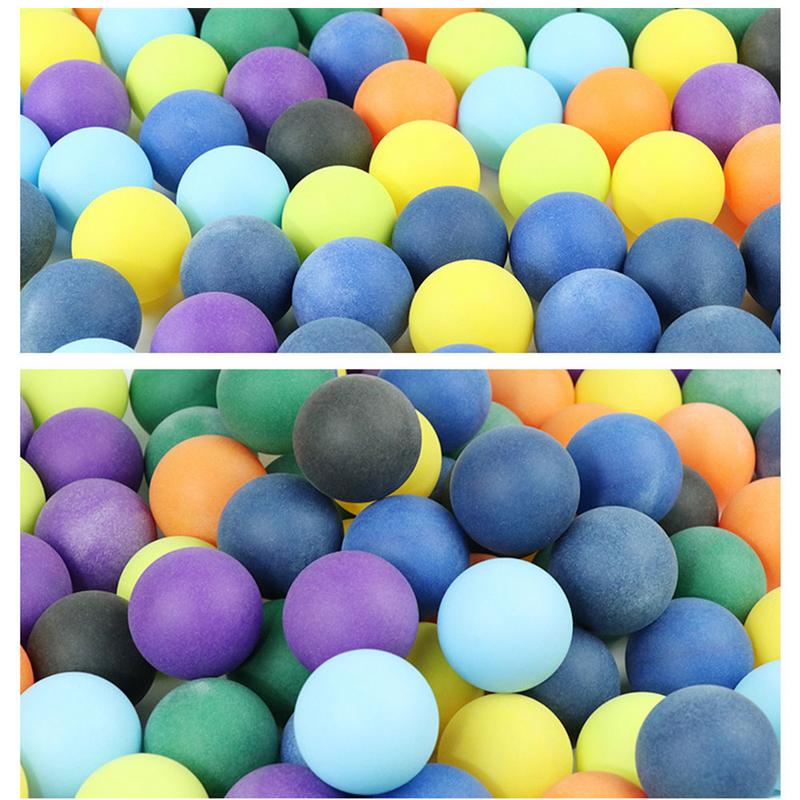 100 Uds. PP Material Pelotas de Ping Pong Juego de con pelotas de lotería de Ping Pong de Color puede ser herramienta para deportes al aire libre