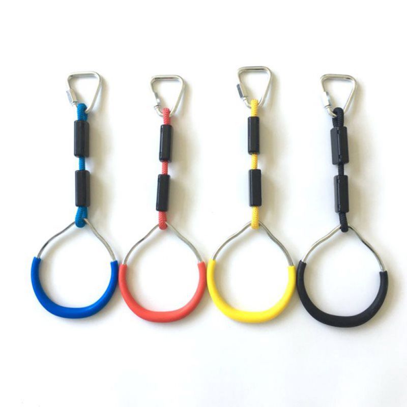 1 paar/set Outdoor Gymnastiek Ringen Opknoping Ring Touw Klimmen Muur Kids Fysieke Training Accessoires