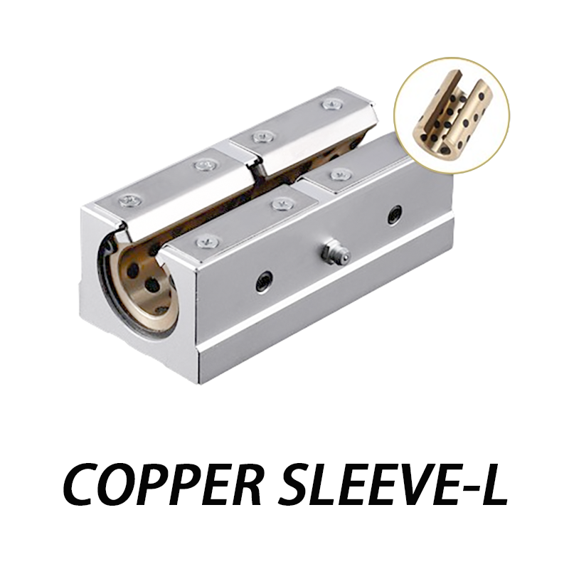 Standard öppen lådtyp linjär glidlager 1 pc sbr 35 luu dammtät glidare: Röd