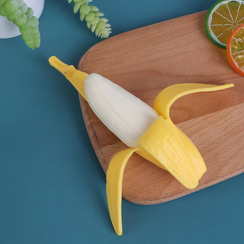 Elastische Simulatie Banaan Langzaam Stijgende Squeeze Speelgoed Healing Leuk Stress Reliever Antistress Speelgoed Voor Baby Kids 17Cm