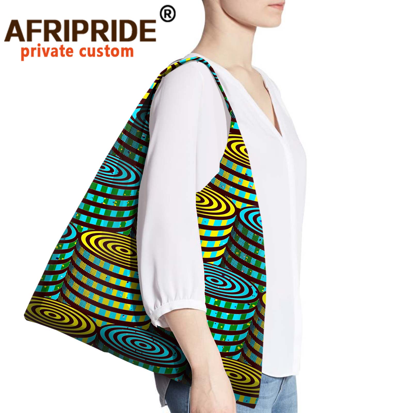 Afrikaanse Afdrukken Handtas Voor Vrouwen Afro Ladiestraditional Afdrukken Top-Handvat Tassen Boodschappentas Meisjes Schouder Draagtas A21B001: 622