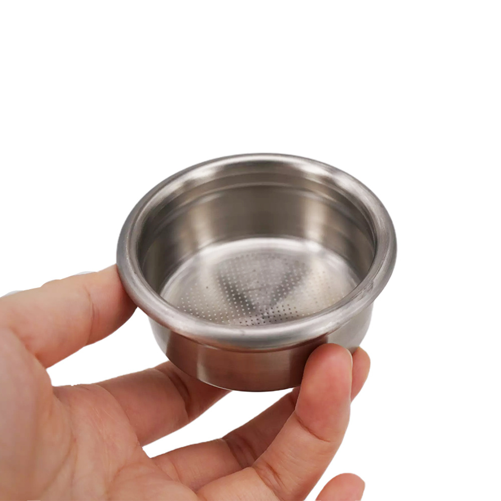 58mm Stainless Steel Coffee Filter Basket High Pre... Grandado