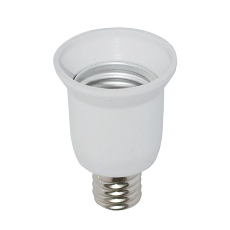 1 stk praktisk  e17 lampe fatning  e17 to e27 led pære base lampe fatning adapter holder konverter lys tilbehør