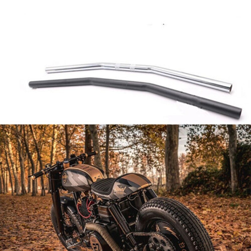 1 "25mm Straat/Off-Road Universele Stuur Slepen Bars Voor Harley Sportster XL883 XL1200 XL48 Motorfiets handvat Bar Zilver/Zwart