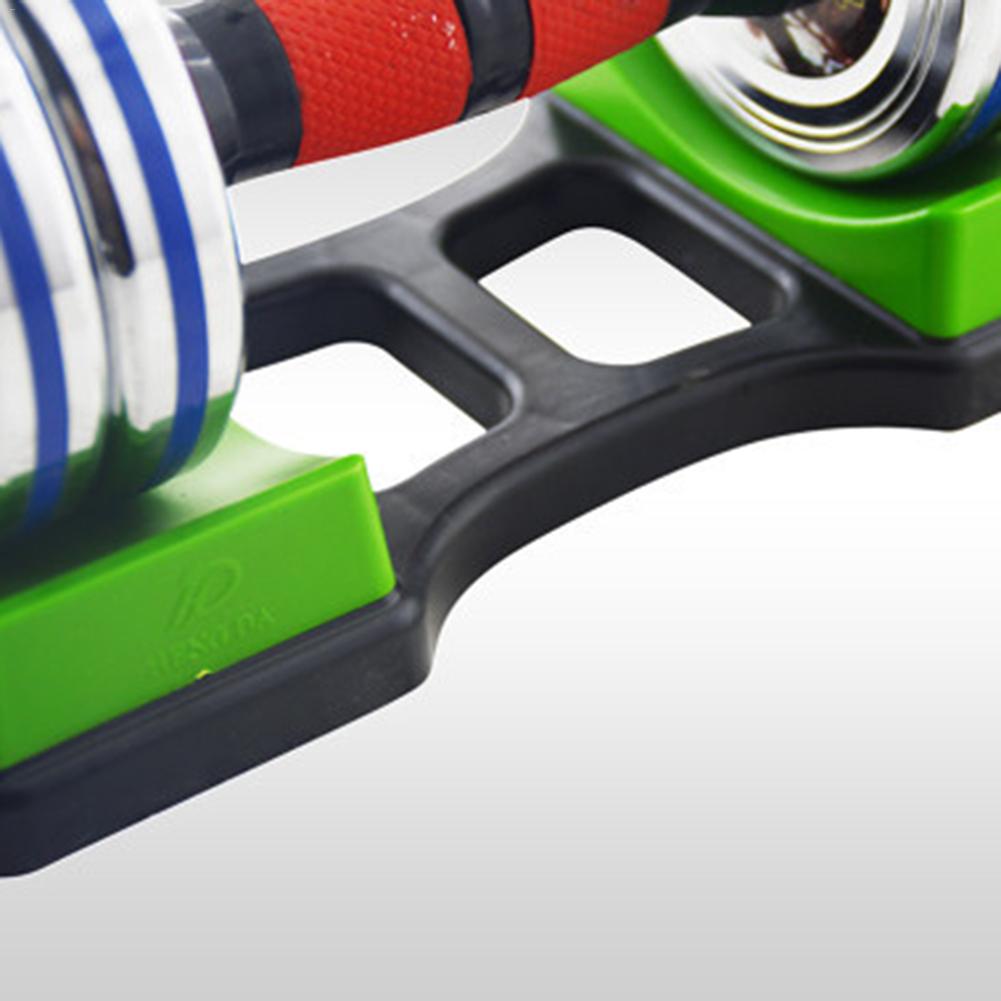 1 par håndvægte stativ håndvægte holder vægtløftningssæt hjemme fitnessudstyr halteres rack stativ beslag hjemme øvelse