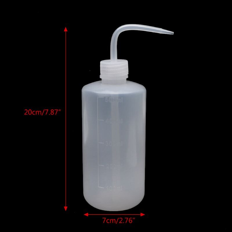 Åben-smart 500ml dryp flaske vandflaske tyndere blæk specialværktøj til køling væske pc vandkøling 7 x 20cm