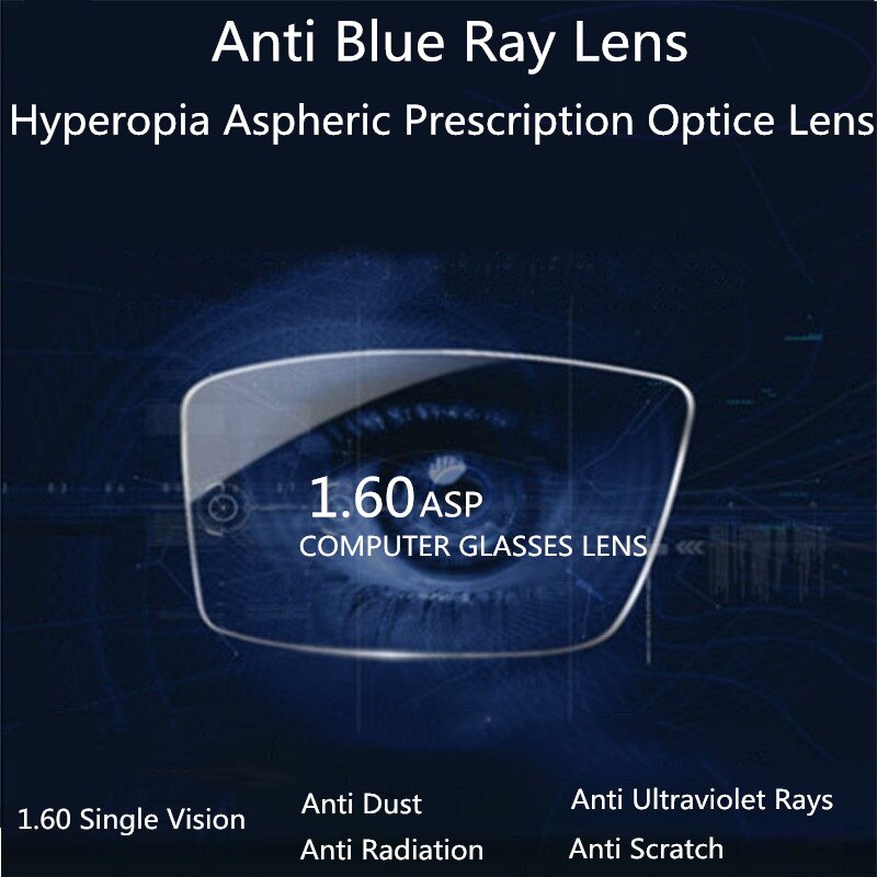 Oeyeyeo 1.60 Brekingsindex Anti-Blue Ray Presbyopie Prescription Optische Lenzen Oogbescherming Bril Leesbril