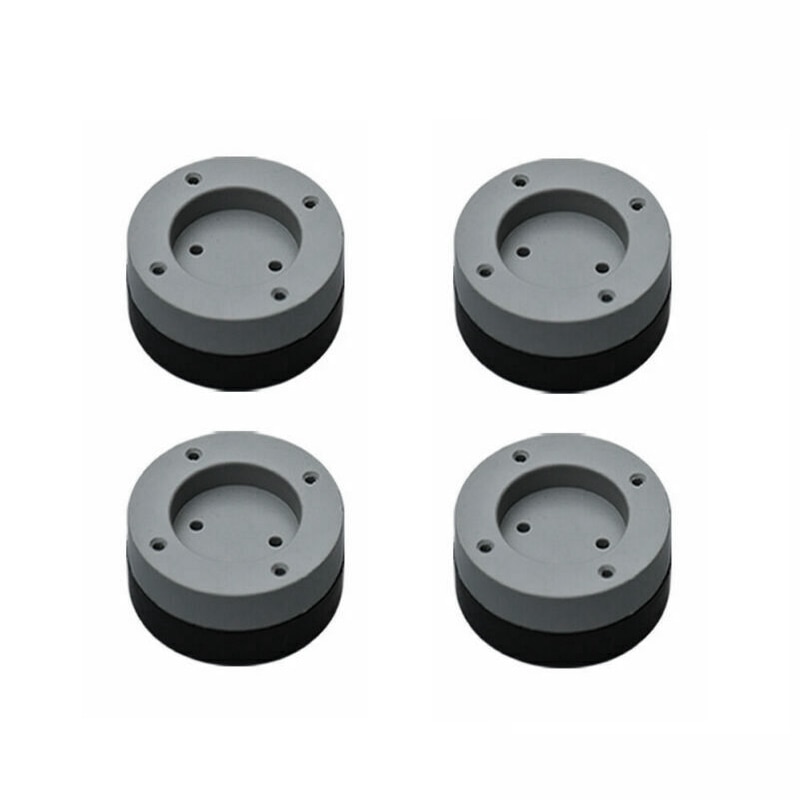 4 stuks anti-vibratie voetjes voor wasmachine, rubberen mat, anti-vibratie mat, droger, universele vaste antislipmat