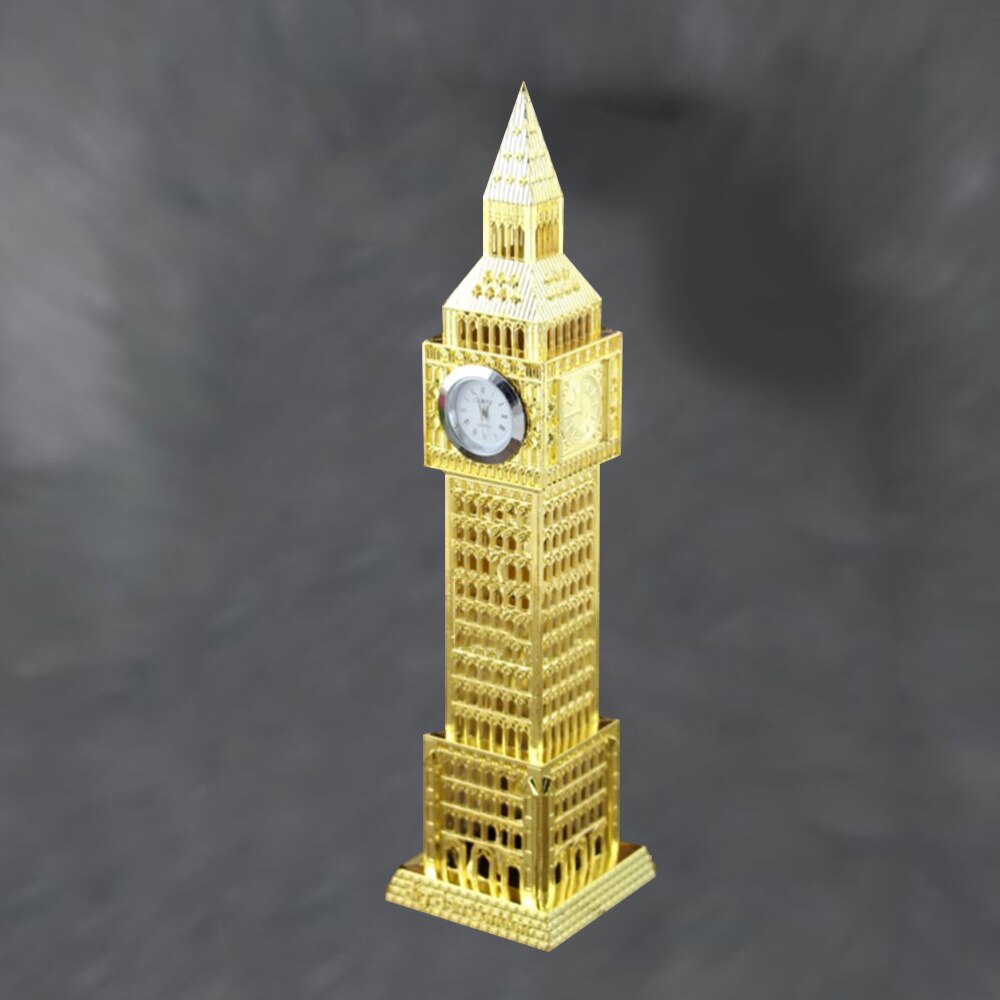 1pc Big Ben Clock Retro British Ornament Handicrafts for Home Office Bar