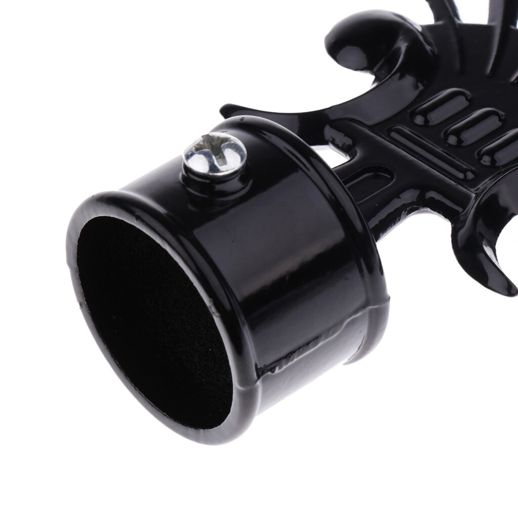 Pair Decorative Window Curtain Rod End Drapery Rail Pole Head Cap fit 28mm Dia. Rods