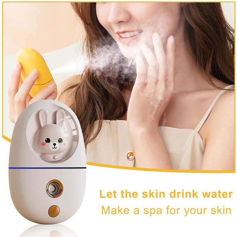 Mini Humidifier Diffuser Nano Spray Water Replenisher Water Diffuser Face Wireless Humidifier Rechargeable Mist Maker Fogger