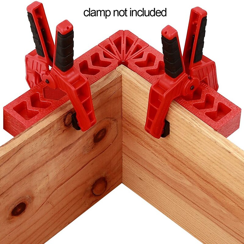 2 Pc 6 Inch Positioning Square, 90 Degree Right Angle Clamp Carpentry Corner Clamp