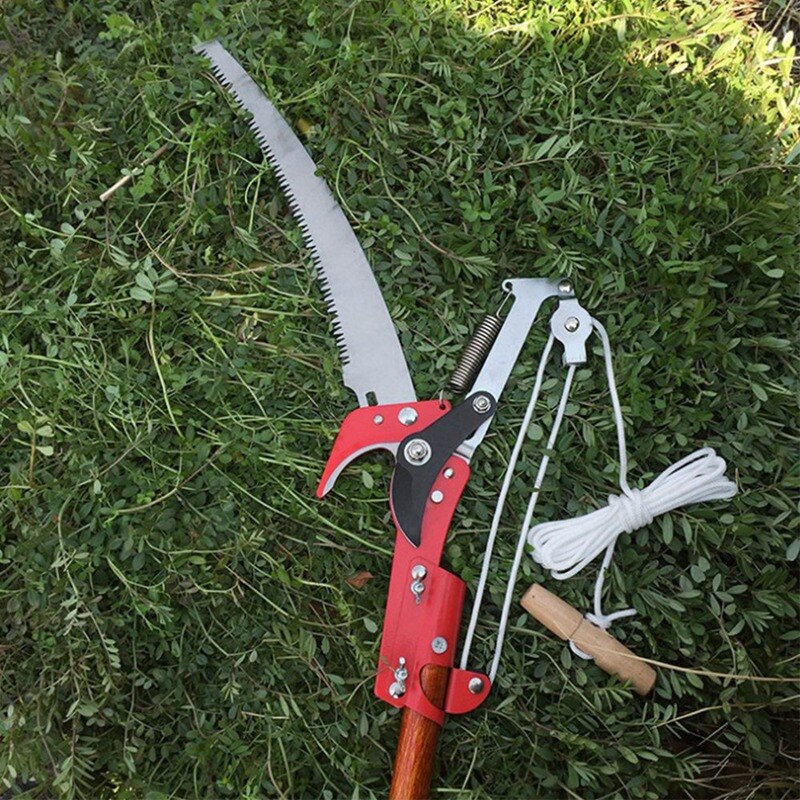 Tijeras extensibles herramienta de podar alta rama de árbol Lopper cizalla de alta altitud cosechadora de frutas de jardín cortador de ramas de sierra
