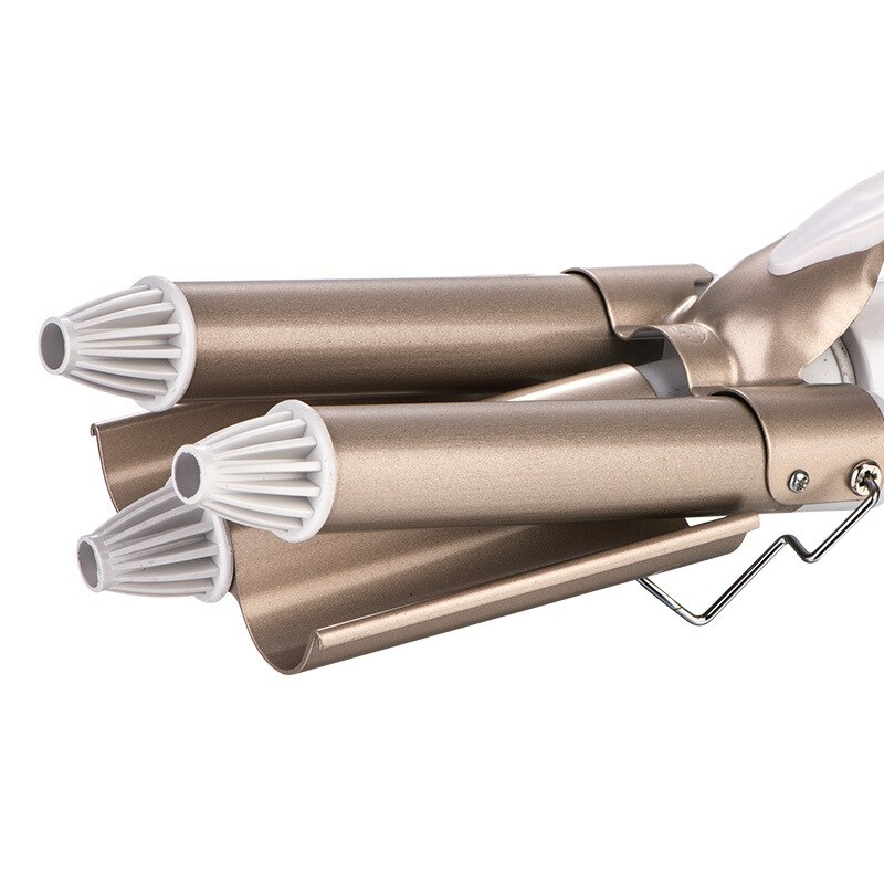 3 barriles de utensilios peluquería rizador de cerámica Triple barril de pelo Styler herramienta de cera de pelo rizadores de pelo eléctrico rizador