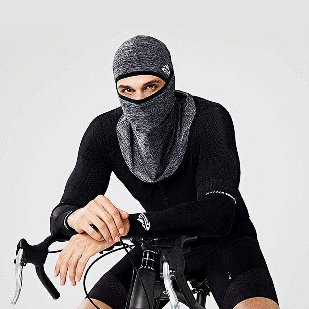 Lixada Fietsen Gezichtsmasker UPF50 + Helm Liner Balaclava Cooling Ijs Zijde Halsbeenkap Zomer Uv Bescherming Hoofddeksels