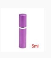 Refillable Perfume Container 5ml Deep Blue Empty Sprayer Bottle Glass Atomizer: purple