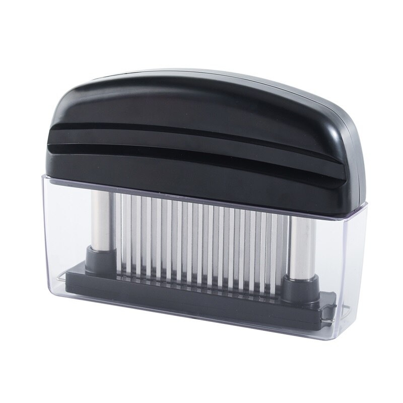 Queentime attendrisseur de viande en acier inoxydable outil à viande bœuf steak attendrisseur de viande aiguille cuisine accessoires de cuisine marteau à viande: Default Title