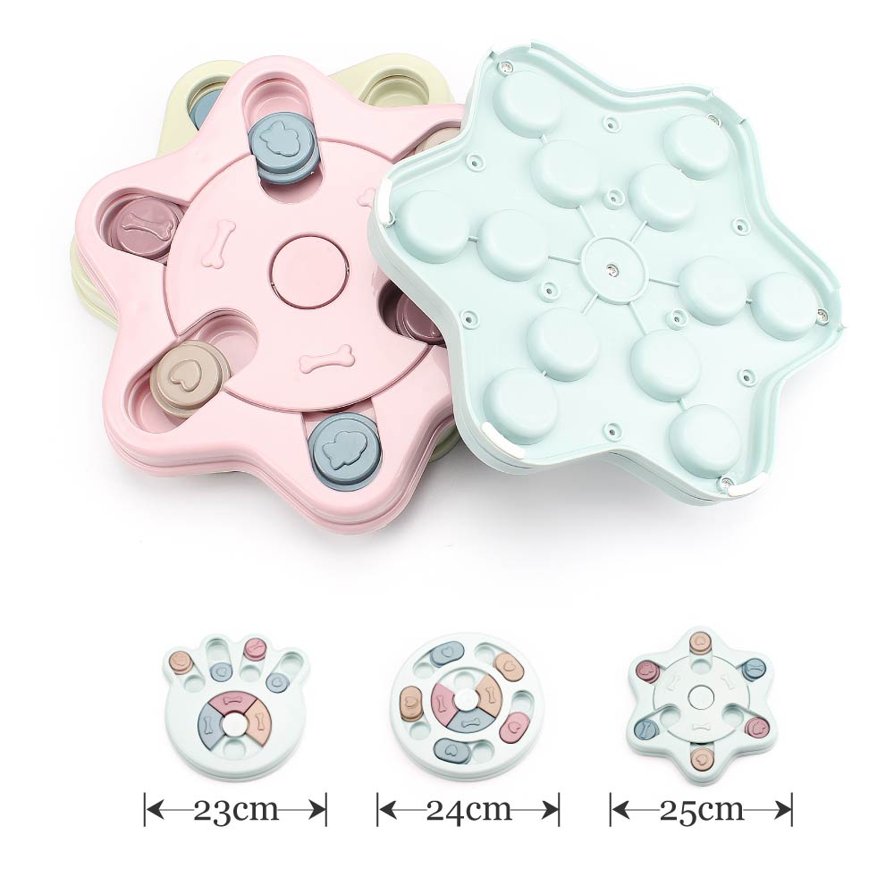 Dog Puzzle Toys Pet Dog Training Games Feeder For Small Medium Dog Puppy Increase IQ Interactive Slow Dispensing Feeding