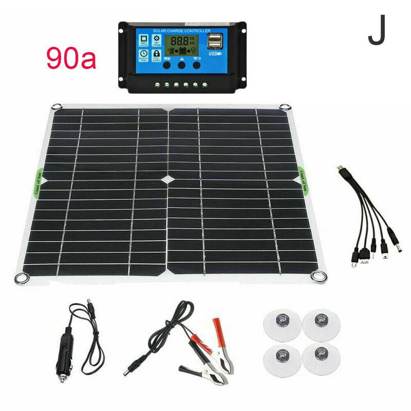 200 W Solar Panel Kit 12 V Battery Charger with 100 A Controller Caravan Boat: J