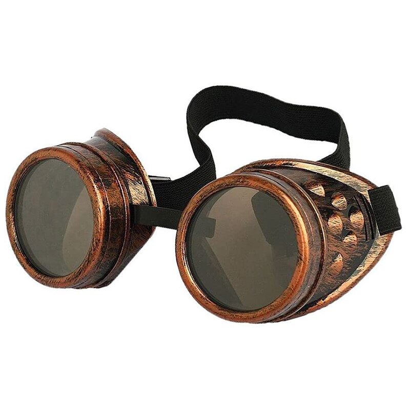 4 stuks retro vintage victoriaanse steampunk brillen las punk zonnebrillen