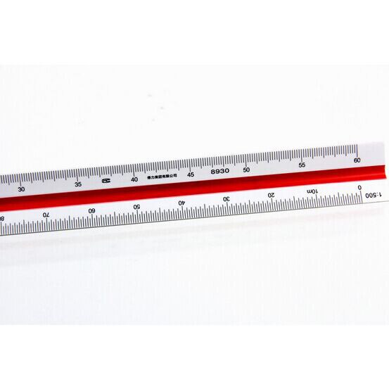 Hotsale Plastic Triangula Scale Ruler (1:100_1:500) 30cm designers office achitect school student Engineering drawing DM005