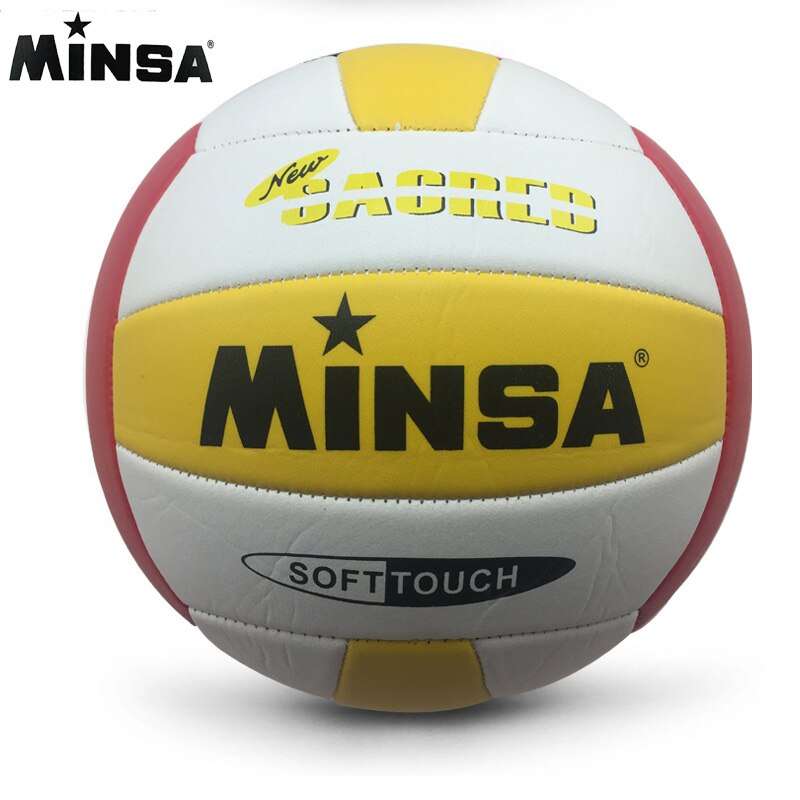 MINSA Retail MVB-001 Soft Touch Volleybal bal,, size5 Volleybal Gratis Met Net Bag + Naald