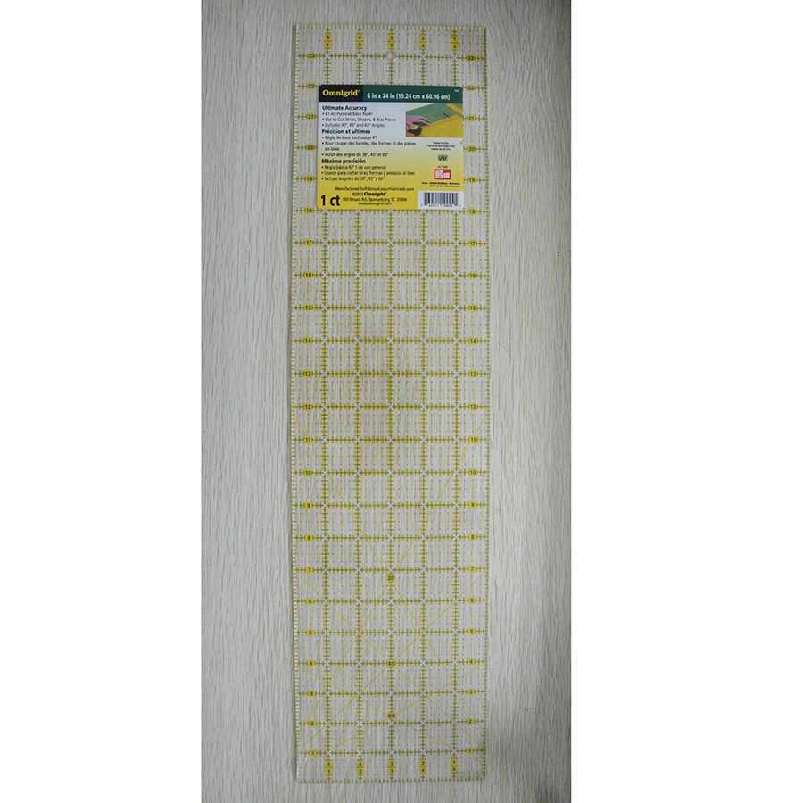 Patchwork/quilting lineal universal lineal med tomme skala prym 611472 611475 611319 611306 611473 611313 611314 611477 611318