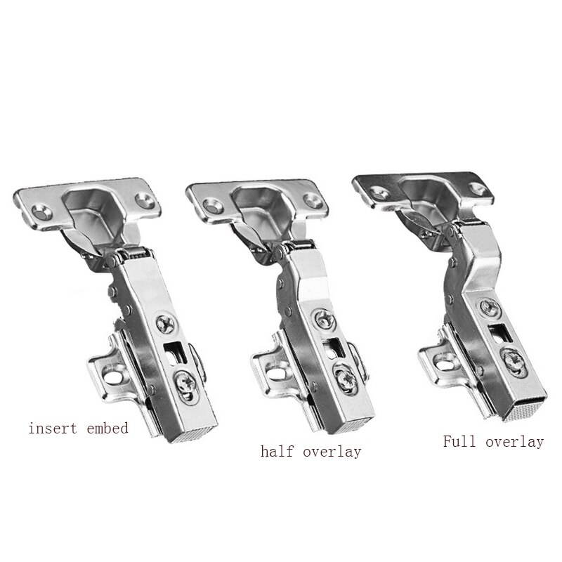 1pc kabinet hængsler rustfrit stål dør hydrauliske hængsler dæmperbuffer soft close til kabinet skabsmøbler tilbehør