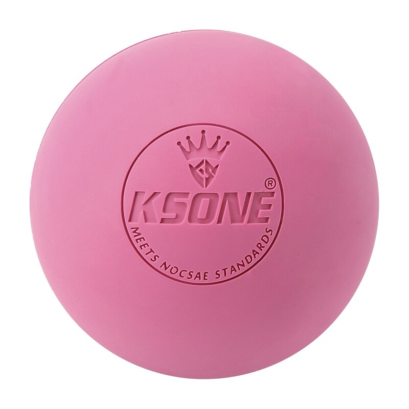 KSONE Massage Ball 6.3cm Fascia Ball Lacrosse Ball Yoga Muscle Relaxation Pain Relief Portable Physiotherapy Ball: Pink