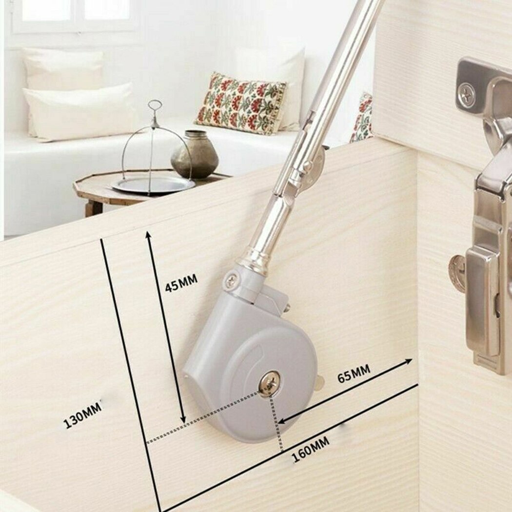 Hinge Door Support Hydraulic Lid Flap Stay Soft Close Toy Box Safety Strut Arm Zinc Alloy Hinge Cabinet Cupboard Furniture Doors