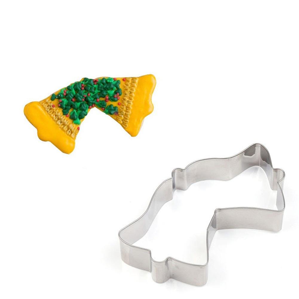 Kerst Cookie Cutter Rvs Cut Snoep Biscuit Mold Koken Gereedschap Kerst Thema Metalen Cutters Mould Sneeuwvlok Snowm