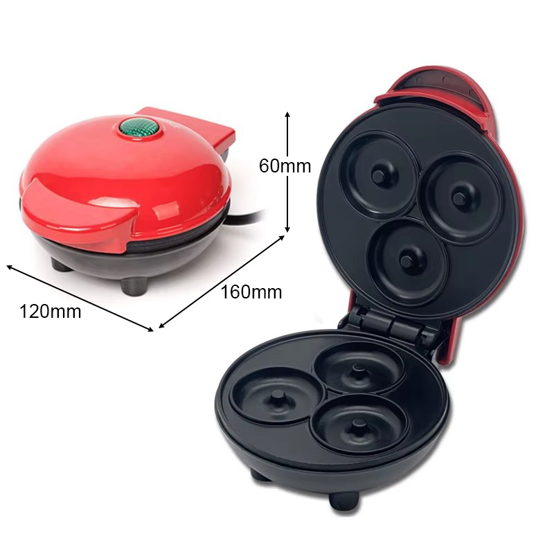 110v/220v multifunctionele wafelijzers, cakevormpjes, antiaanbakpan, mini-omeletmaker, eierburgermaker, donutbakmachine, dubbelzijdige verwarming: Blauw / 220 v