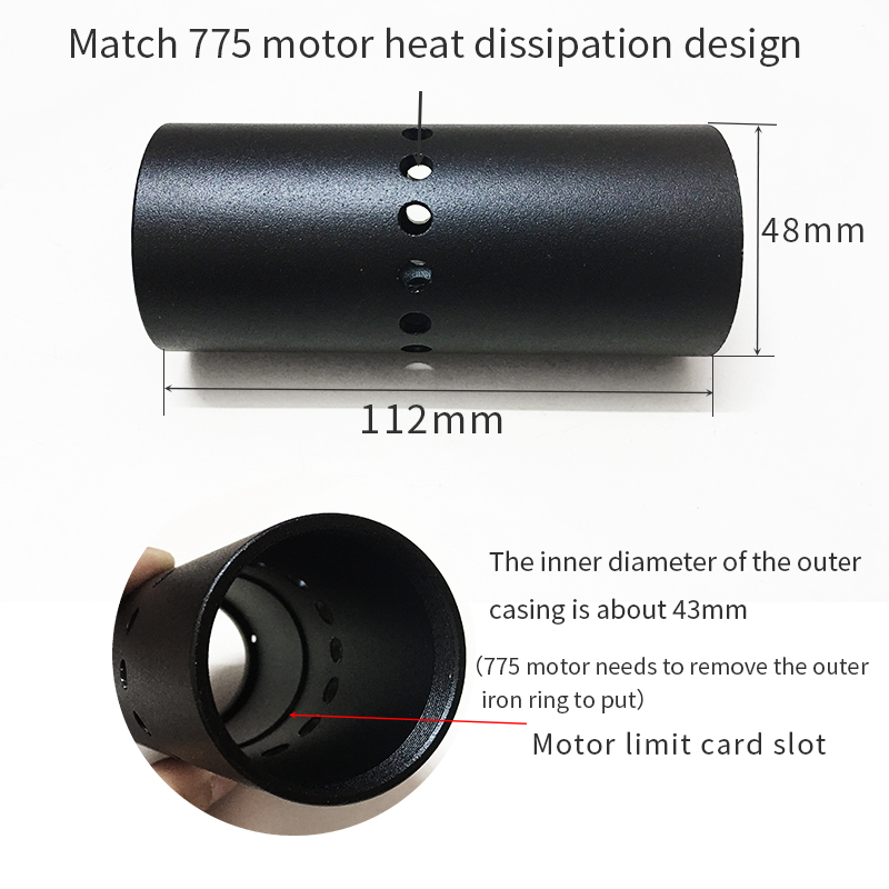 775 motorhus med ventilhus diy mini elektrisk bore elektrisk kverntilbehør miniatyr håndholdt elektrisk bore