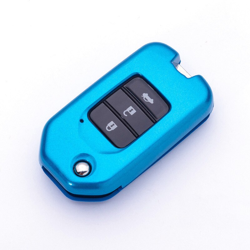 ABS Car Flip Key Cover Case For Honda Civic CR-V HR-V XRV Jazz Greiz Creed Odyssey Auto Key Protection Accessories